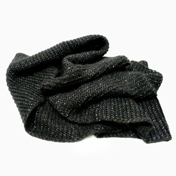 UN JOUR AILLEURS Eternity Scarf with Multicolour Micro Paillettes - Picture 3 of 13